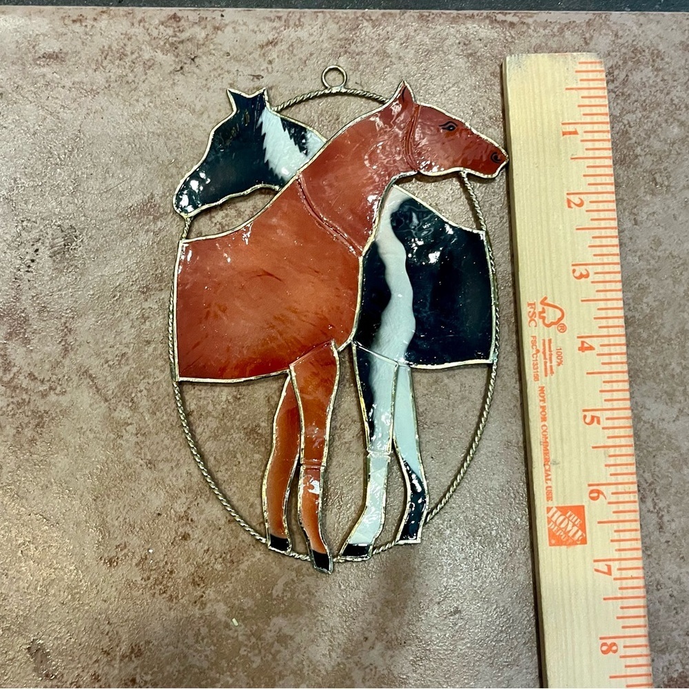 Stained Glass Horse Wall Art - Picture 4 of 10